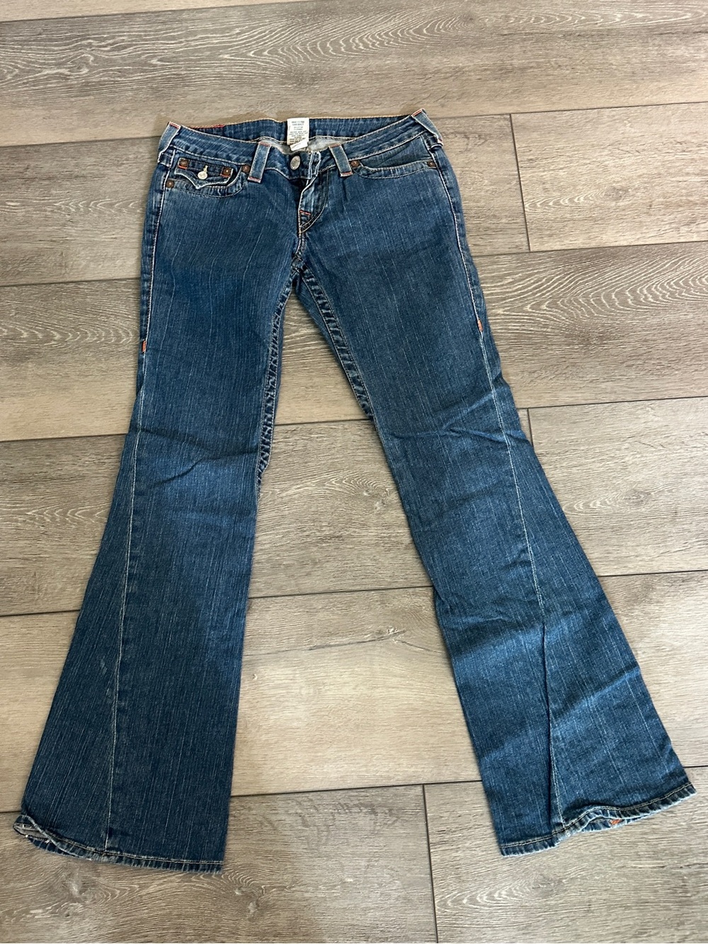Vintage Y2K True Religion Joey Flared Low Rise Jeans size 29